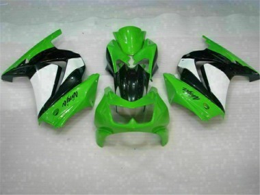 EX250 08-12 VollVerkleidungen & Plastik - Grün Schwarzer Ninja
