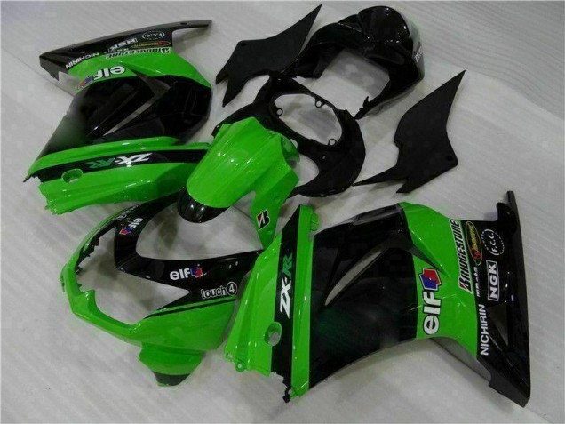 EX250 08-12 Vollverkleidung - Schwarz Grün EX250 08-12 Vollverkleidung - Schwarz Grün