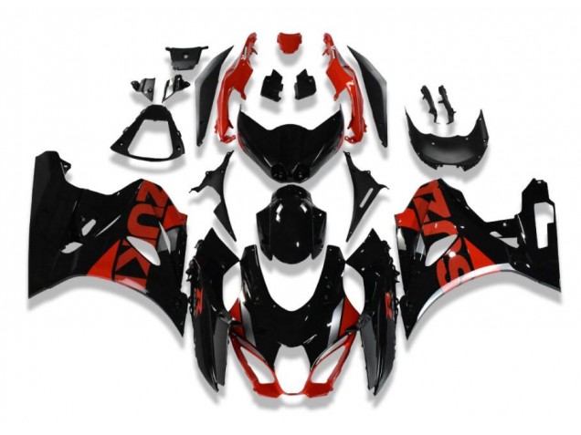 GSXR 1000 17-23 Verkleidung - Schwarz Rot GSXR 1000 17-23 Verkleidung - Schwarz Rot