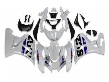 GSXR 1000 17-23 Verkleidungen - Weiß Blau