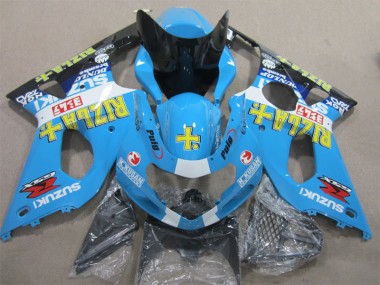 GSXR 1000 K1 00-02 Verkleidungen - Blau Rizla