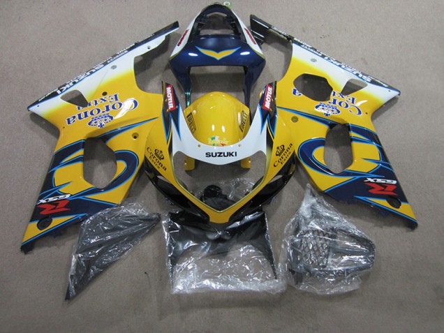 GSXR 1000 K1 00-02 Verkleidungen - Gelb Blau Corona Extra GSXR 1000 K1 00-02 Verkleidungen - Gelb Blau Corona Extra