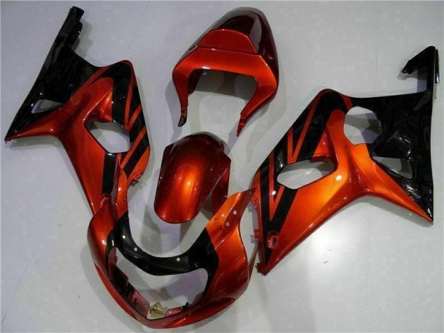 GSXR 1000 K1 00-02 Verkleidungen - Orange Schwarz GSXR 1000 K1 00-02 Verkleidungen - Orange Schwarz