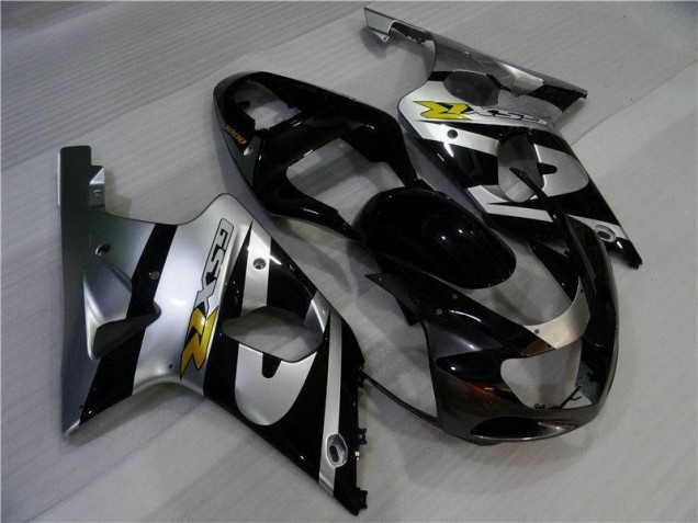 GSXR 1000 K1 00-02 Verkleidungen - Silber Schwarz GSXR 1000 K1 00-02 Verkleidungen - Silber Schwarz
