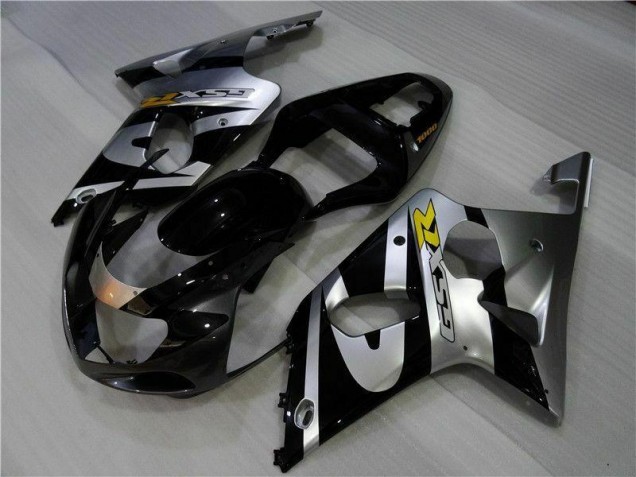 GSXR 1000 K1 00-02 Verkleidungen - Silber Schwarz GSXR 1000 K1 00-02 Verkleidungen - Silber Schwarz