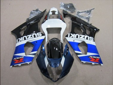GSXR 1000 K3 03-04 Verkleidungen - Blau Weißer Aufkleber
