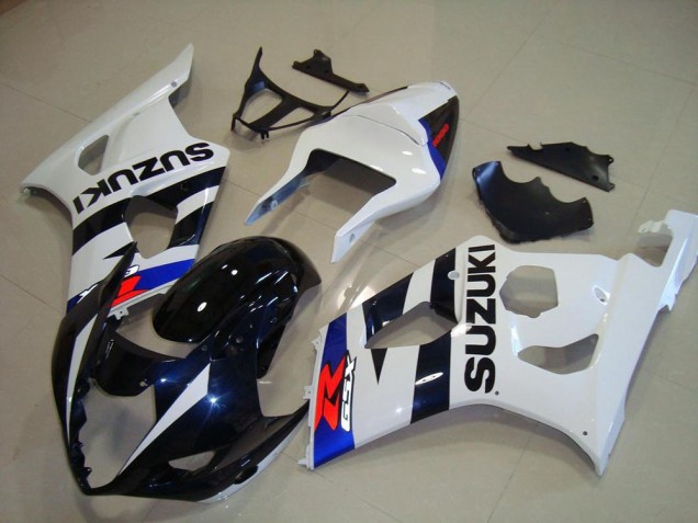 GSXR 1000 K3 03-04 Verkleidungen - Dunkel blau Weiß GSXR 1000 K3 03-04 Verkleidungen - Dunkel blau Weiß