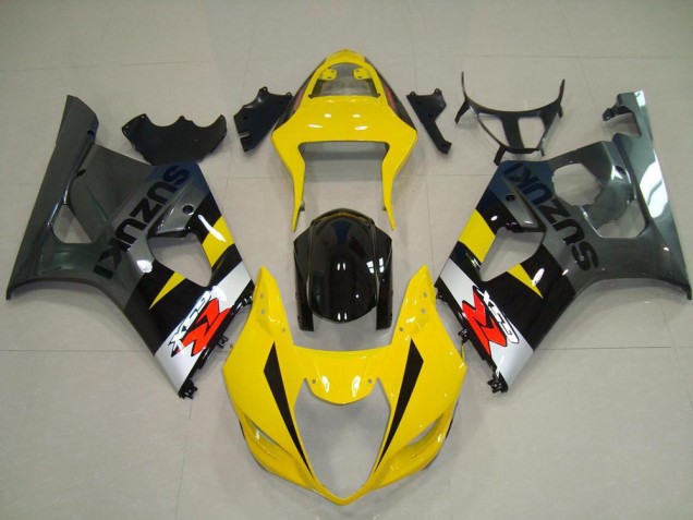 GSXR 1000 K3 03-04 Verkleidungen - Gelb Grau GSXR 1000 K3 03-04 Verkleidungen - Gelb Grau