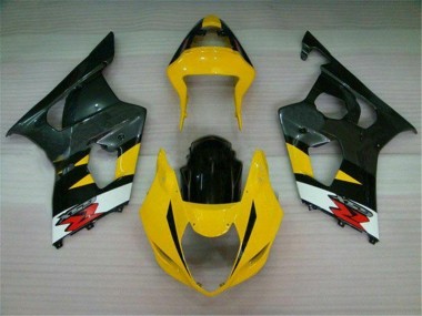 GSXR 1000 K3 03-04 Verkleidungen - Gelb Schwarz