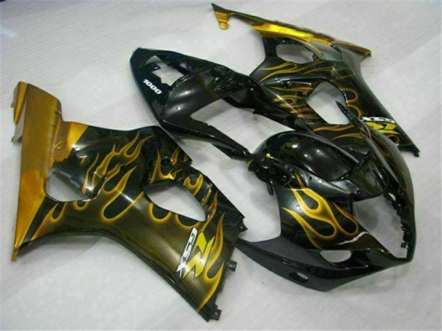 GSXR 1000 K3 03-04 Verkleidungen - Gold Schwarz GSXR 1000 K3 03-04 Verkleidungen - Gold Schwarz