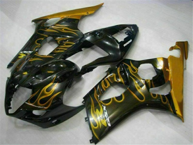GSXR 1000 K3 03-04 Verkleidungen - Gold Schwarz GSXR 1000 K3 03-04 Verkleidungen - Gold Schwarz