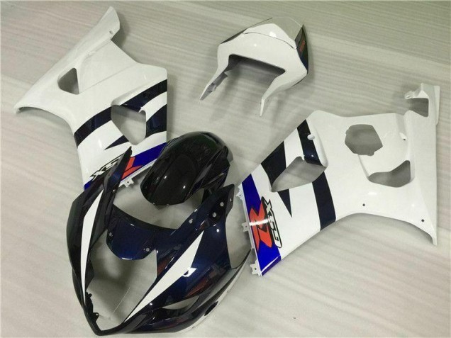 GSXR 1000 K3 03-04 Verkleidungen Komplett Sets - Weiß Schwarz GSXR 1000 K3 03-04 Verkleidungen Komplett Sets - Weiß Schwarz