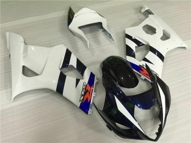 GSXR 1000 K3 03-04 Verkleidungen Komplett Sets - Weiß Schwarz GSXR 1000 K3 03-04 Verkleidungen Komplett Sets - Weiß Schwarz