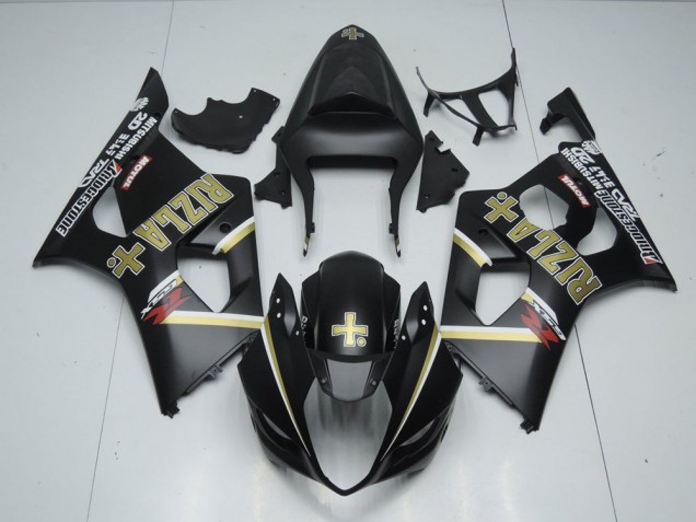 GSXR 1000 K3 03-04 Verkleidungen - Matt Schwarzer Rizla GSXR 1000 K3 03-04 Verkleidungen - Matt Schwarzer Rizla
