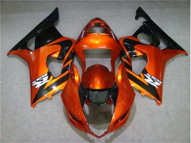 GSXR 1000 K3 03-04 Verkleidungen - Orange Schwarz