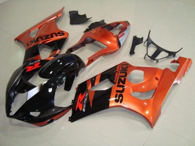 GSXR 1000 K3 03-04 Verkleidungen - Orange und Schwarz