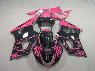 GSXR 1000 K3 03-04 Verkleidungen - Rosa Schwarz
