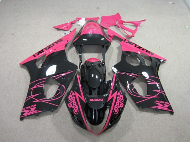 GSXR 1000 K3 03-04 Verkleidungen - Rosa Schwarz GSXR 1000 K3 03-04 Verkleidungen - Rosa Schwarz