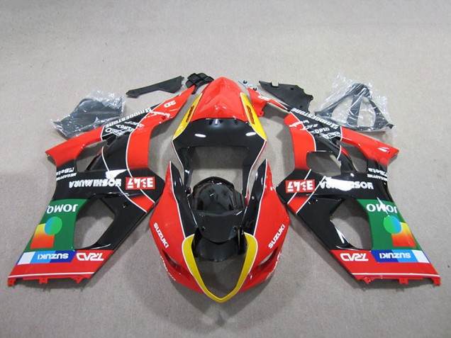 GSXR 1000 K3 03-04 Verkleidungen - Rot Grün Schwarz GSXR 1000 K3 03-04 Verkleidungen - Rot Grün Schwarz