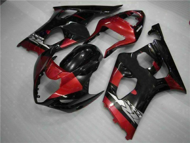 GSXR 1000 K3 03-04 Verkleidungen - Rot Schwarz GSXR 1000 K3 03-04 Verkleidungen - Rot Schwarz