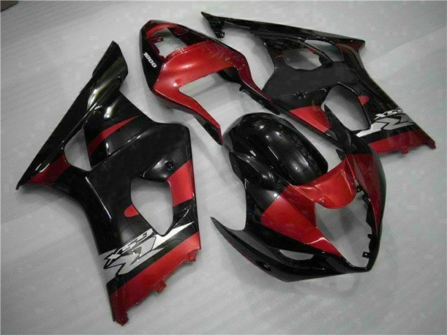 GSXR 1000 K3 03-04 Verkleidungen - Rot Schwarz GSXR 1000 K3 03-04 Verkleidungen - Rot Schwarz