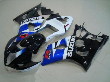 GSXR 1000 K3 03-04 Verkleidungen - Schwarz Blau Weiß