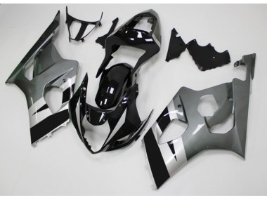 GSXR 1000 K3 03-04 Verkleidungen - Schwarz Grau