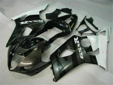 GSXR 1000 K3 03-04 Verkleidungen - Weiß Schwarz