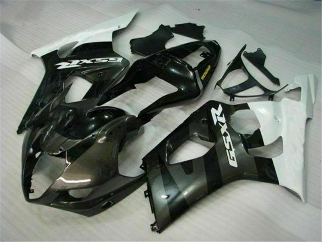 GSXR 1000 K3 03-04 Verkleidungen - Weiß Schwarz GSXR 1000 K3 03-04 Verkleidungen - Weiß Schwarz