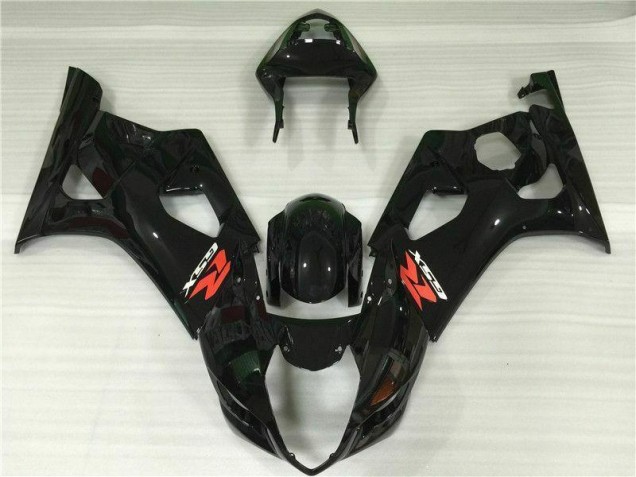 GSXR 1000 K3 03-04 Vollverkleidung - Glänzend Schwarz GSXR 1000 K3 03-04 Vollverkleidung - Glänzend Schwarz