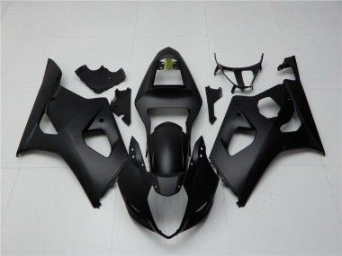 GSXR 1000 K3 03-04 Vollverkleidung - Matt Schwarz