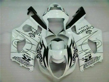 GSXR 1000 K3 03-04 Vollverkleidung - Weiß