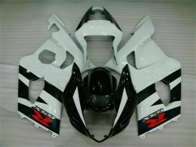 GSXR 1000 K3 03-04 Vollverkleidung - Weiß Schwarz GSXR 1000 K3 03-04 Vollverkleidung - Weiß Schwarz