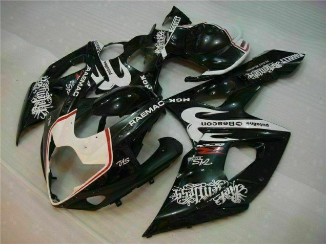GSXR 1000 K5 05-06 Verkleidung - Weiß Schwarz GSXR 1000 K5 05-06 Verkleidung - Weiß Schwarz