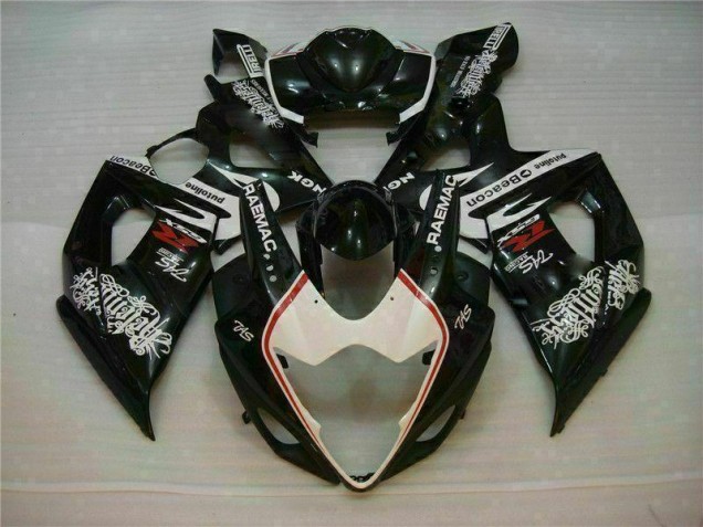 GSXR 1000 K5 05-06 Verkleidung - Weiß Schwarz GSXR 1000 K5 05-06 Verkleidung - Weiß Schwarz