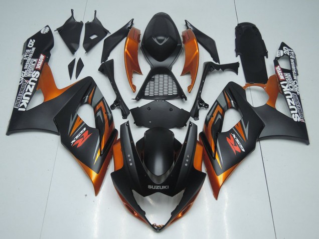 GSXR 1000 K5 05-06 Verkleidungen - Braun und Matt schwarz GSXR 1000 K5 05-06 Verkleidungen - Braun und Matt schwarz
