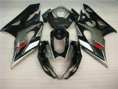GSXR 1000 K5 05-06 Verkleidungen - Grau Schwarz