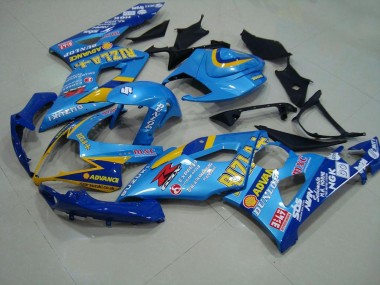 GSXR 1000 K5 05-06 Verkleidungen - Hell blau Rizla
