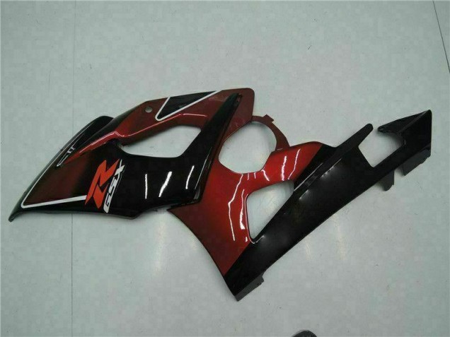 GSXR 1000 K5 05-06 Verkleidungen Komplett Sets - Rot Schwarz GSXR 1000 K5 05-06 Verkleidungen Komplett Sets - Rot Schwarz
