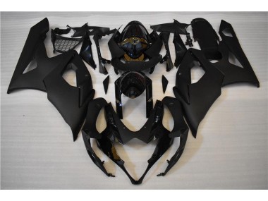 GSXR 1000 K5 05-06 Verkleidungen - Matt schwarz Glänzend