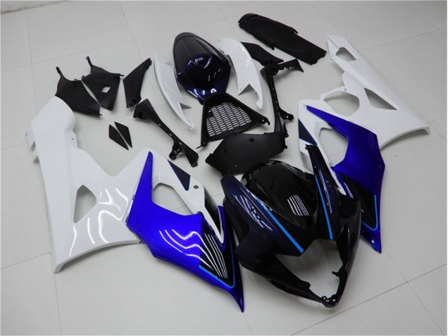 GSXR 1000 K5 05-06 Verkleidungen & Plastik - Blau Weiß GSXR 1000 K5 05-06 Verkleidungen & Plastik - Blau Weiß