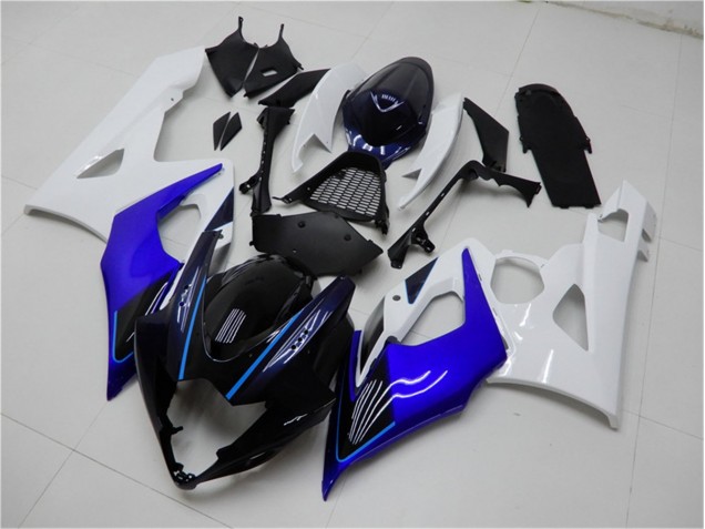GSXR 1000 K5 05-06 Verkleidungen & Plastik - Blau Weiß GSXR 1000 K5 05-06 Verkleidungen & Plastik - Blau Weiß