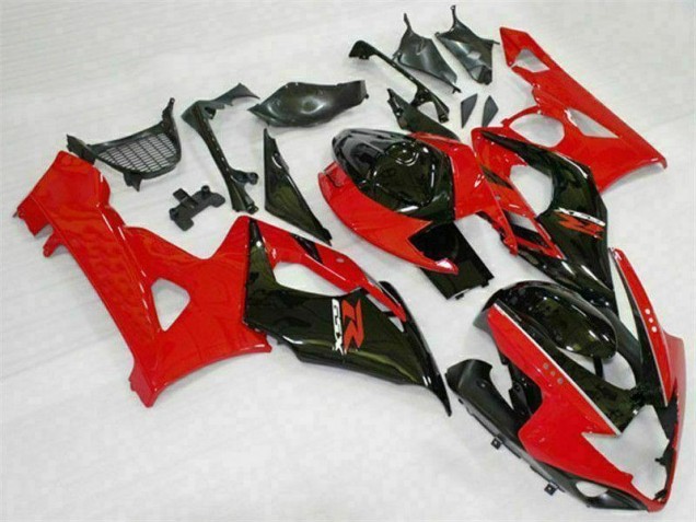 GSXR 1000 K5 05-06 Verkleidungen - Rot Schwarz GSXR 1000 K5 05-06 Verkleidungen - Rot Schwarz