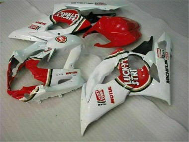 GSXR 1000 K5 05-06 Verkleidungen - Rot Weiß