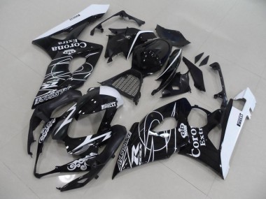 GSXR 1000 K5 05-06 Verkleidungen - Schwarz Corona