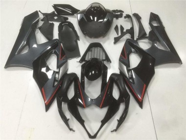 GSXR 1000 K5 05-06 Verkleidungen - Schwarz Grau