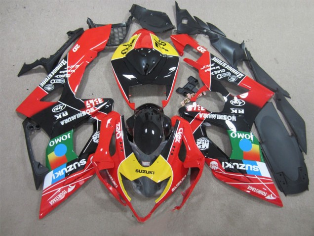 GSXR 1000 K5 05-06 Verkleidungen - Schwarz Rot Gelb GSXR 1000 K5 05-06 Verkleidungen - Schwarz Rot Gelb