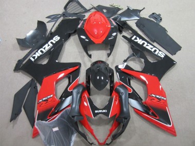 GSXR 1000 K5 05-06 Verkleidungen - Schwarz Rot