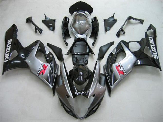 GSXR 1000 K5 05-06 Verkleidungen - Schwarz Silber Grau GSXR 1000 K5 05-06 Verkleidungen - Schwarz Silber Grau