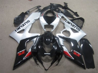 GSXR 1000 K5 05-06 Verkleidungen - Schwarz Weiß